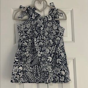 New Crewcuts Navy and White Kids Dress